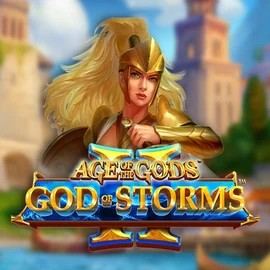 Slots logo of Age Of The Gods: God Of Storms 2 from Playtech at Majestic Slots Casino