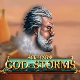 Enjoy Age Of The Gods: God of Storms by Playtech – logo hosted on majesticslots.vip