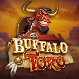 Buffalo Toro slot logo by ELK Studios at Majestic Slots Casino