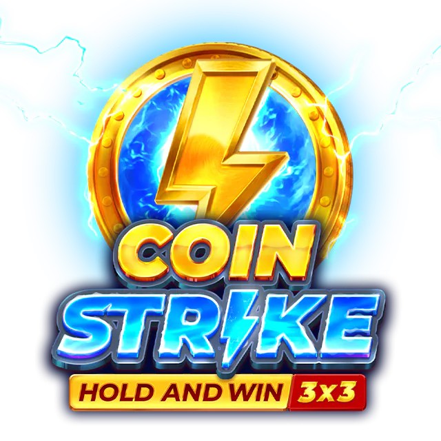 Coin Strike: Hold and Win slot logo by Playson at Majestic Slots Casino