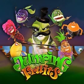 Jumping Fruits logo – Slots by Wazdan at Majestic Slots Casino