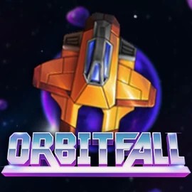 Orbitfall online game logo by ELK Studios on majesticslots.vip