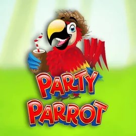 Official Slots logo: Party Parrot by Rival at Majestic Slots Casino