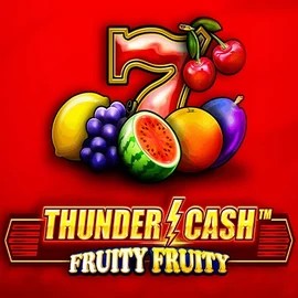 Official Slots logo: Thunder Cash Fruity Fruity by Novomatic at Majestic Slots Casino